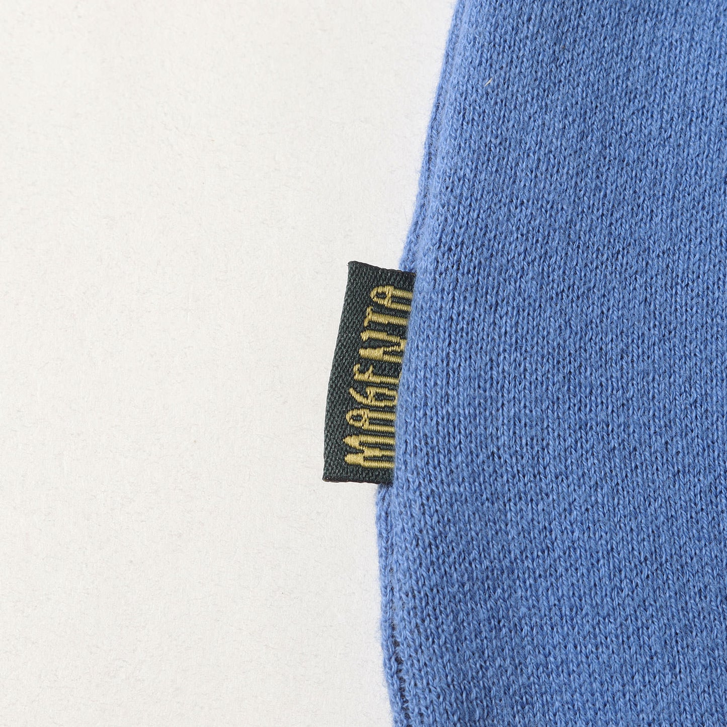 25SS コットンニット ロングスリーブ ジップ ポロシャツ(KNIT POLO)