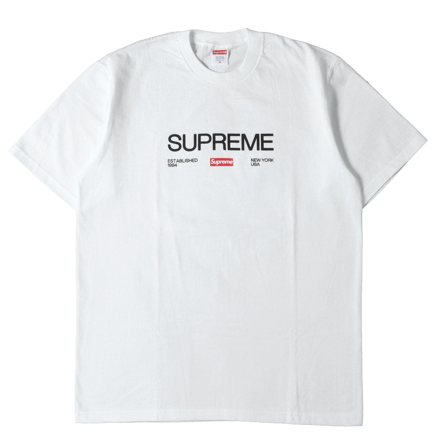 Supreme (シュプリーム) 21AW ブランドロゴ クルーネック Tシャツ(Est 