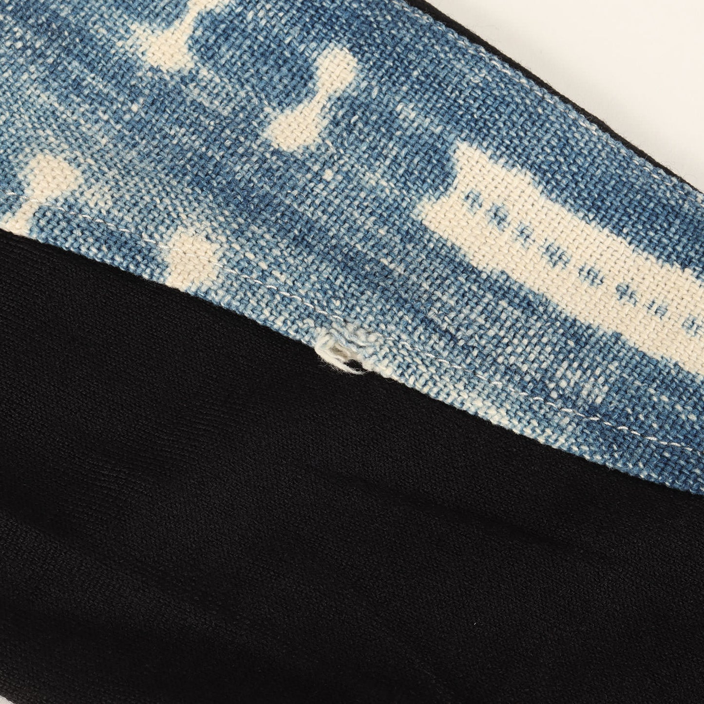 00s F.I.L限定 インディゴ エルボーパッチ付き ウールニット カーディガン(SELMER CARDIGAN KUBA)