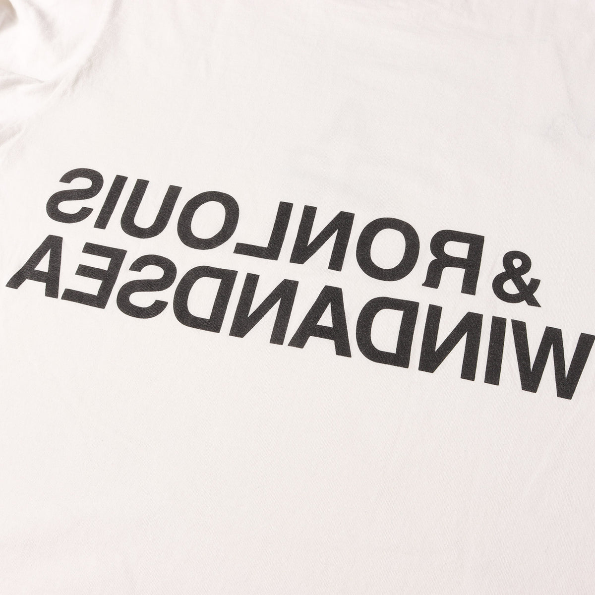 ×RON LOUIS ブランドロゴ ロングスリーブ Tシャツ