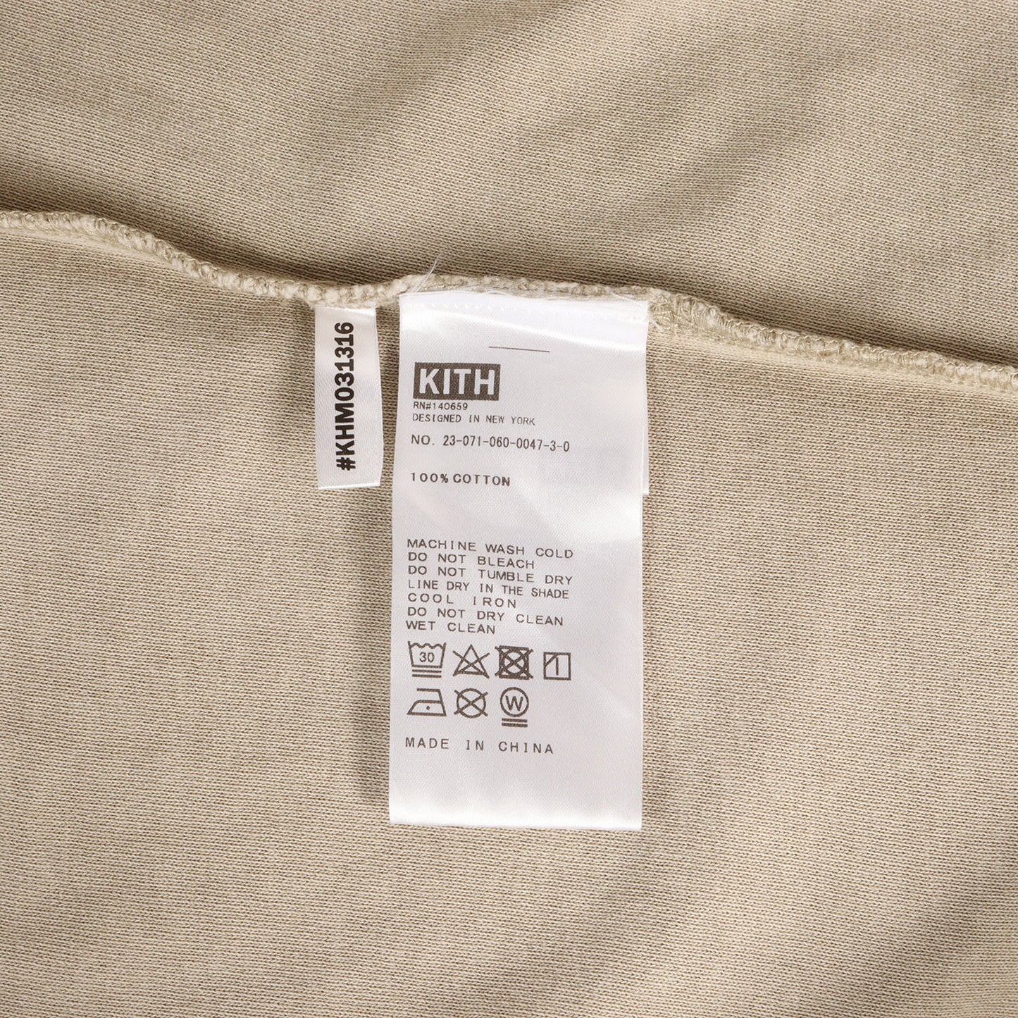 23SS ガーメントダイ加工 ヘビー ポケット Tシャツ(Kith Quinn Tee)