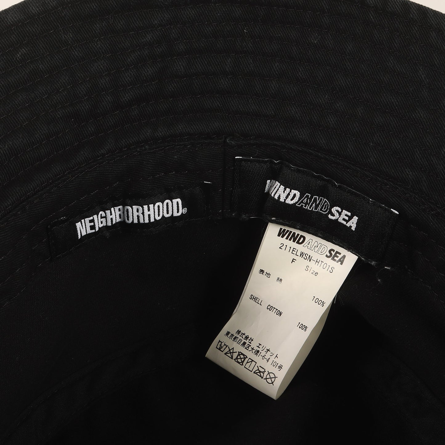 21SS ×WIND AND SEA コットンツイル バケットハット