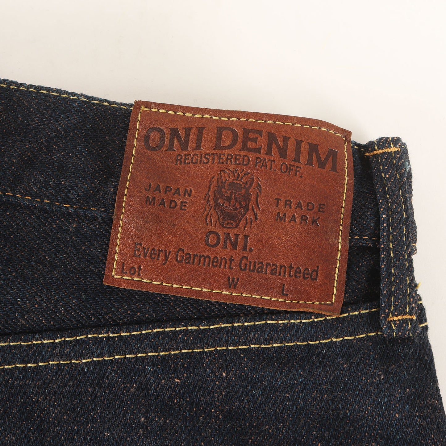 20oz シークレット レギュラーストレート デニムパンツ (ONI288ZR-LBR)