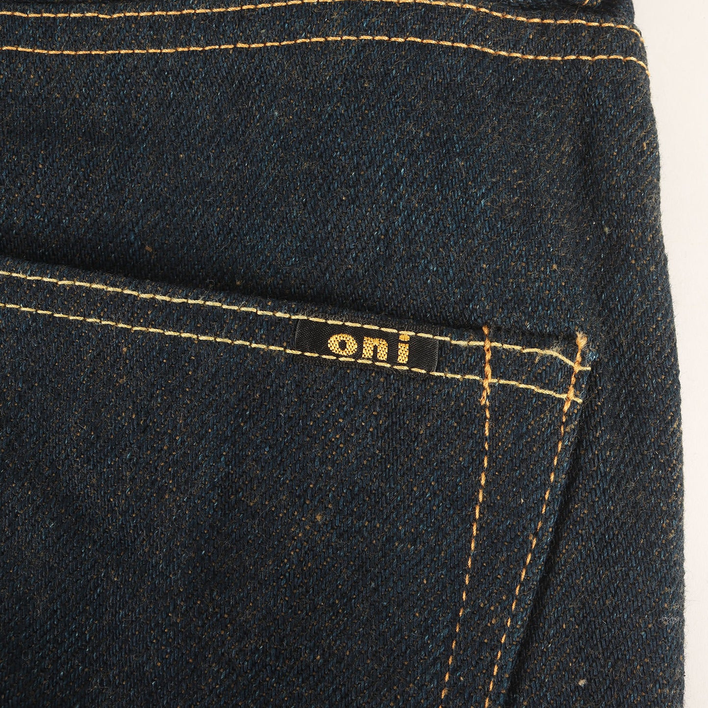 20oz シークレット ワイドストレート デニムパンツ (ONI200ZR-OLV)