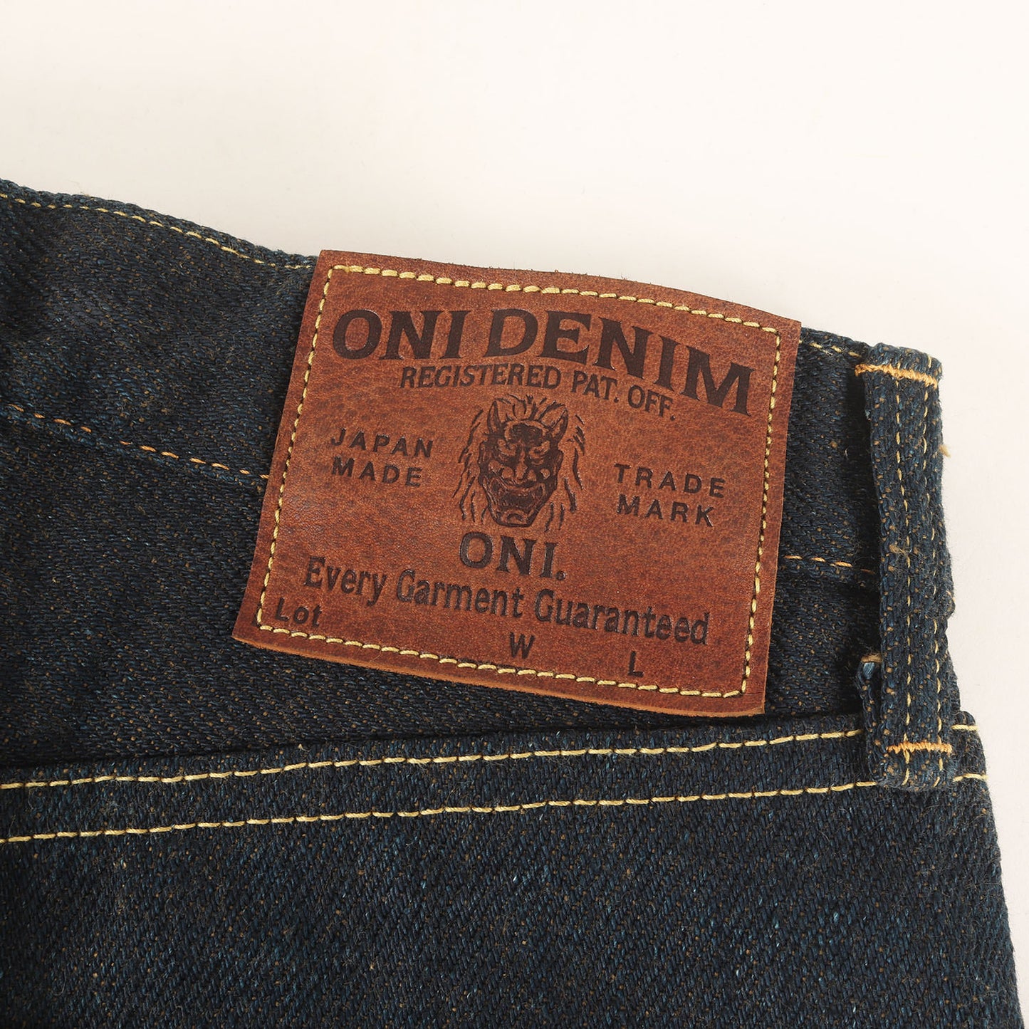 20oz シークレット レギュラーストレート デニムパンツ (ONI288ZR-OLV)