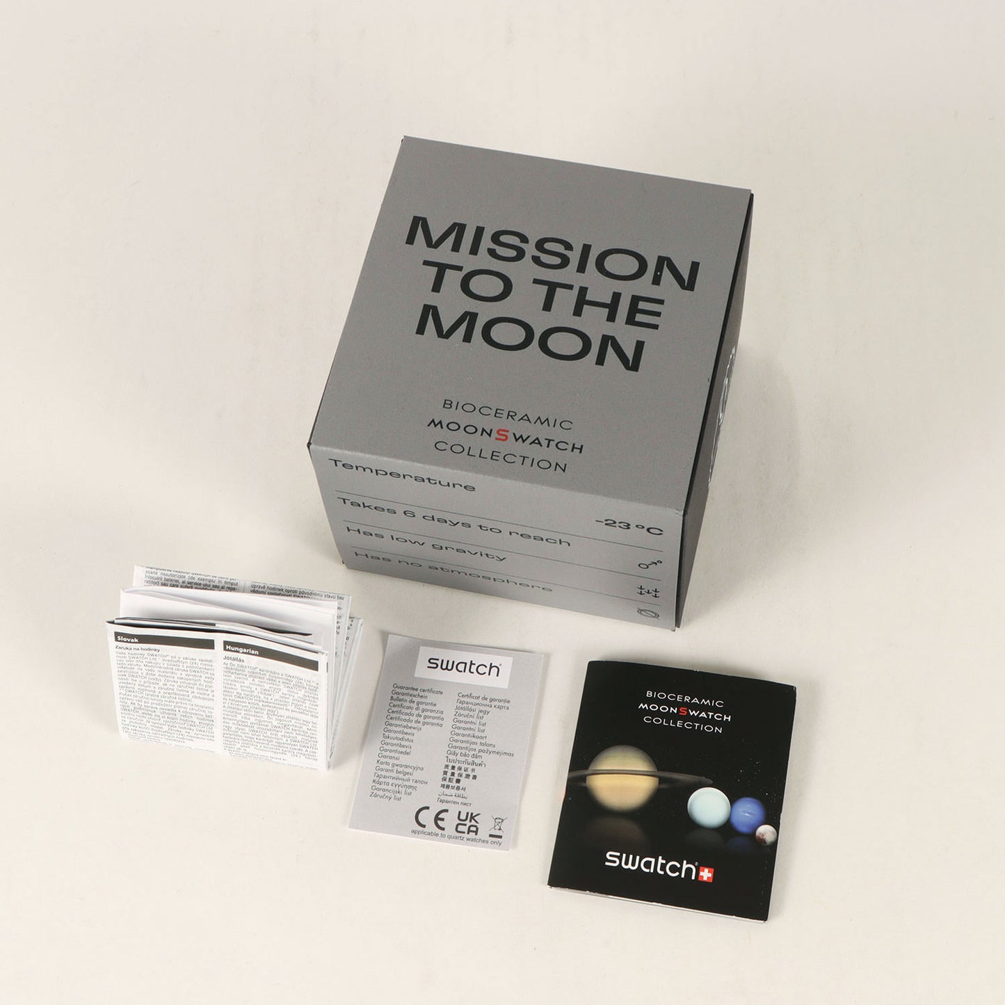 ×Swatch MISSION TO THE MOON / 月モデル 腕時計 / ウォッチ(S033M100)