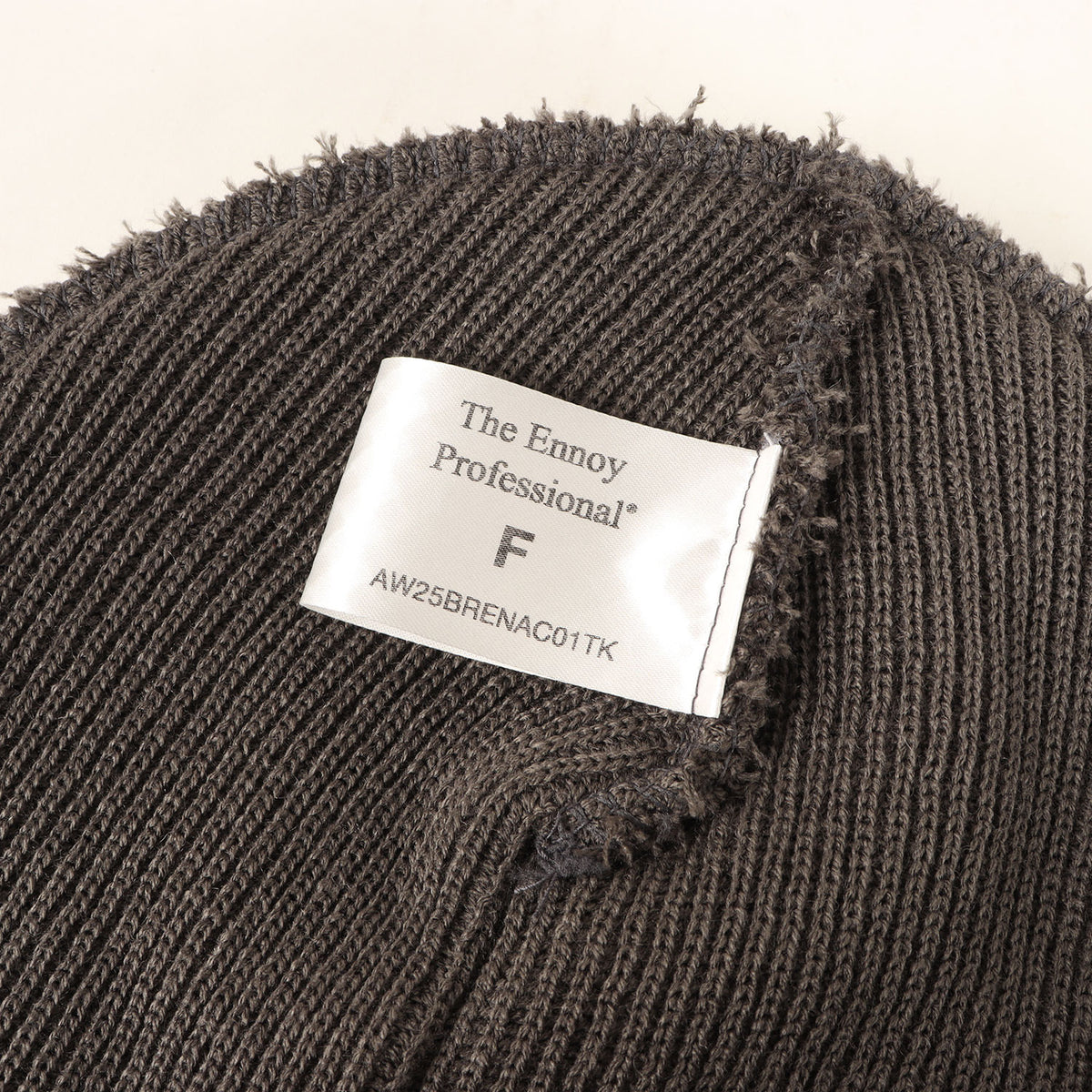 25AW ロゴ刺繍 ニット ビーニー(KNIT CAP)