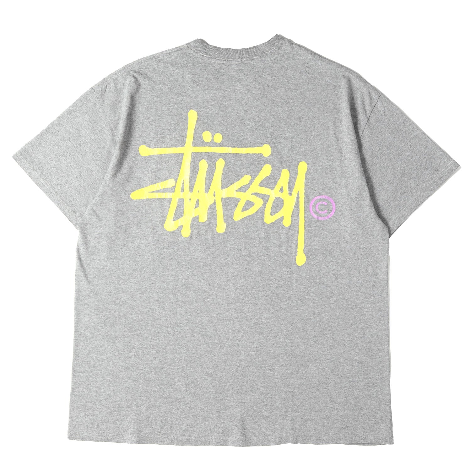 STUSSY (ステューシー) 00s ストックロゴ クルーネック Tシャツ 