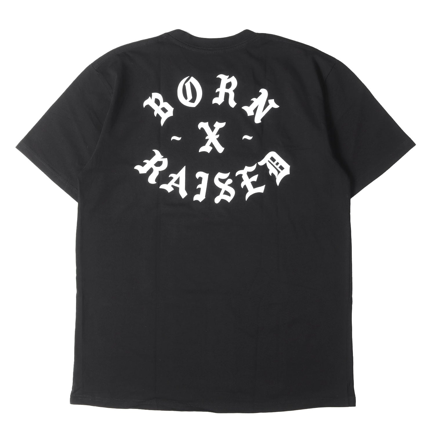 BORN X RAISED (ボーン アンド レイズド) ブランドロゴ クルーネック T 