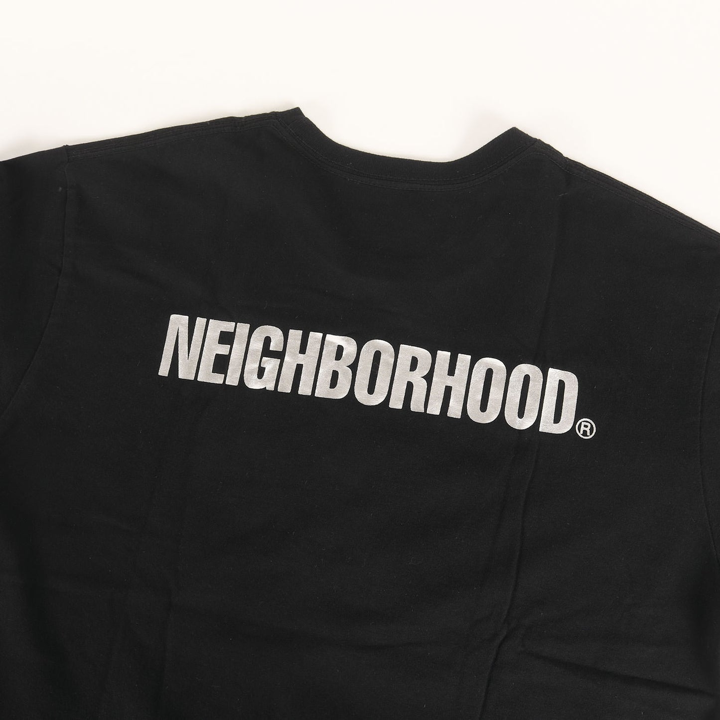 メッセージロゴ 箔押しプリント Tシャツ