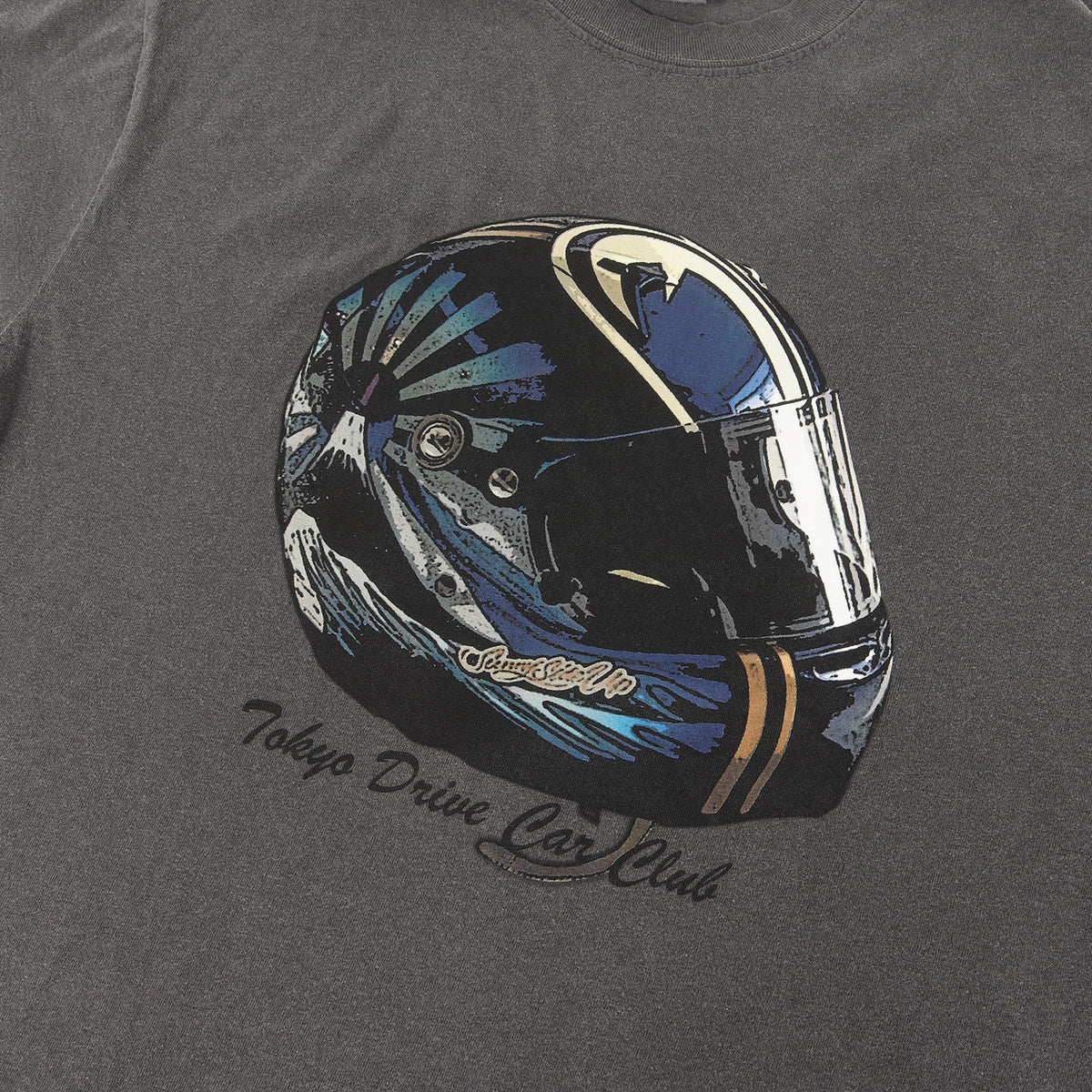 ピグメントダイ加工 グラフィック Tシャツ