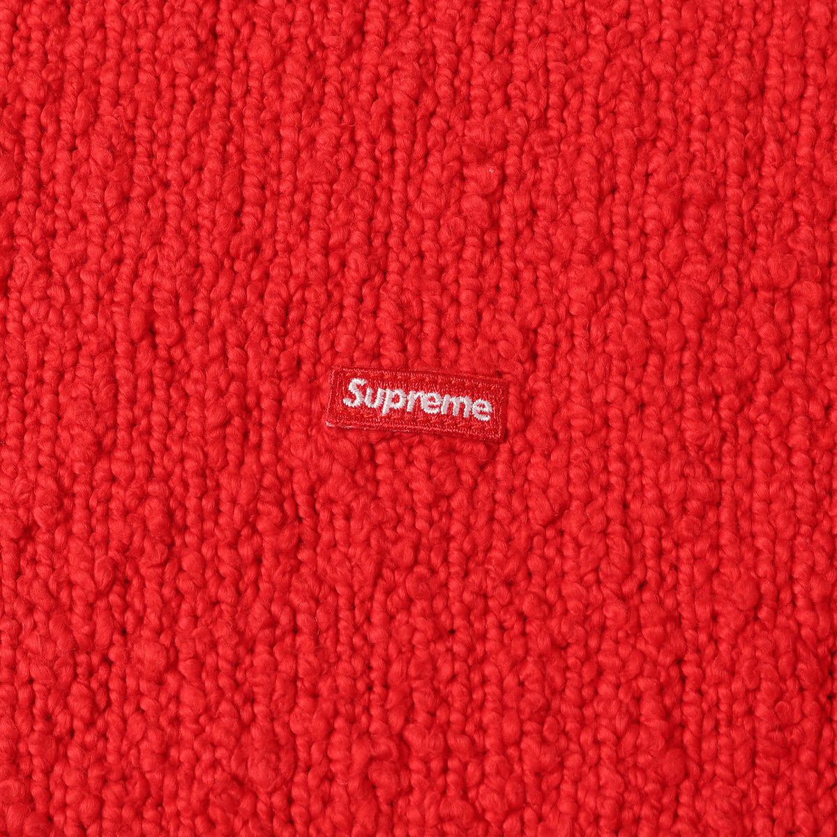 24SS スモールBOXロゴ ブークレニット セーター(Boucle Small Box Sweater)