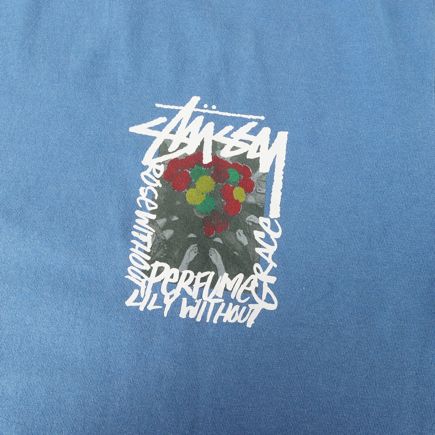 21SS ピグメントダイ加工 フラワー グラフィック Tシャツ(Camellias Pigment Dyed Tee)