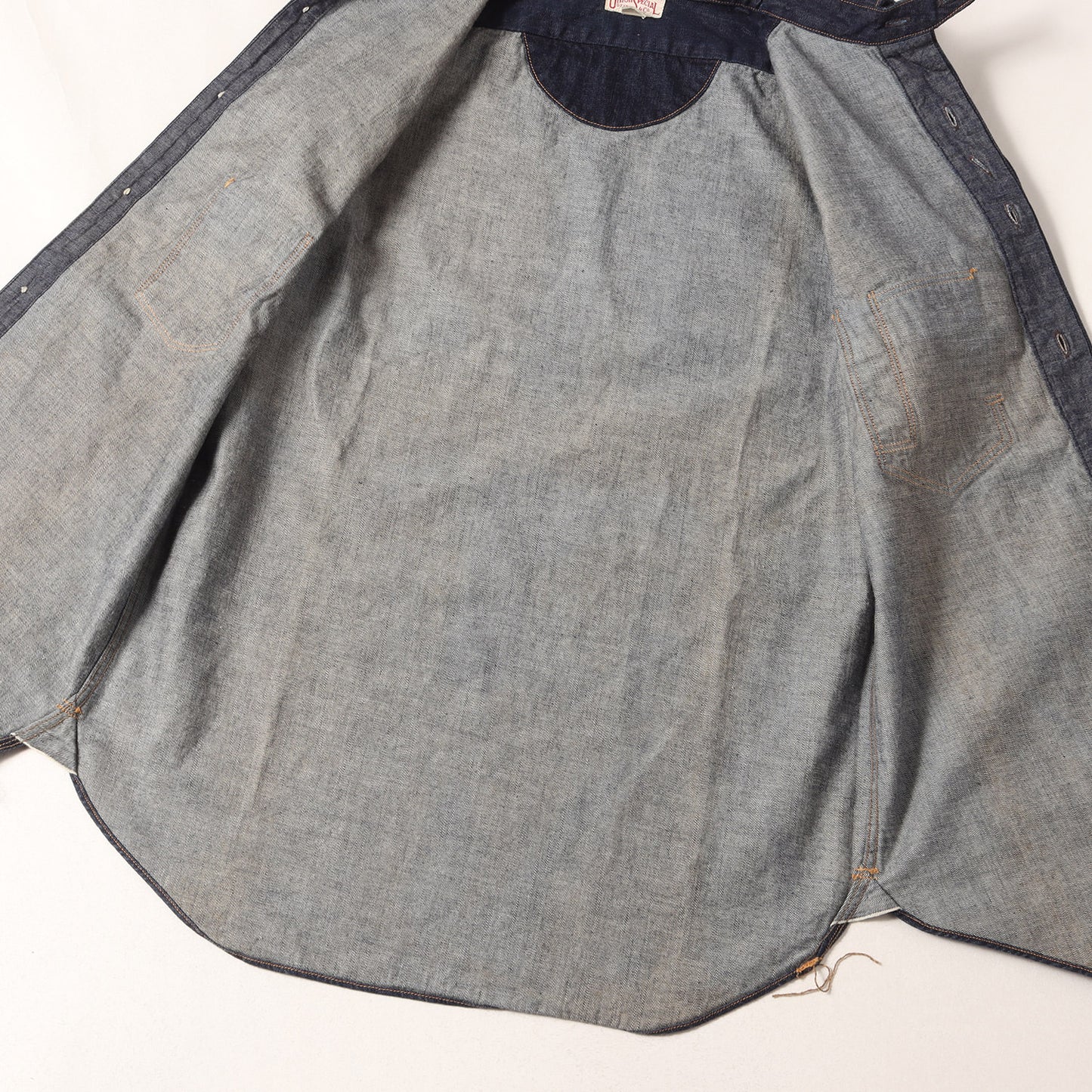 チンスト付き デニム ワークシャツ (UNION SPECIAL OVERALLS)