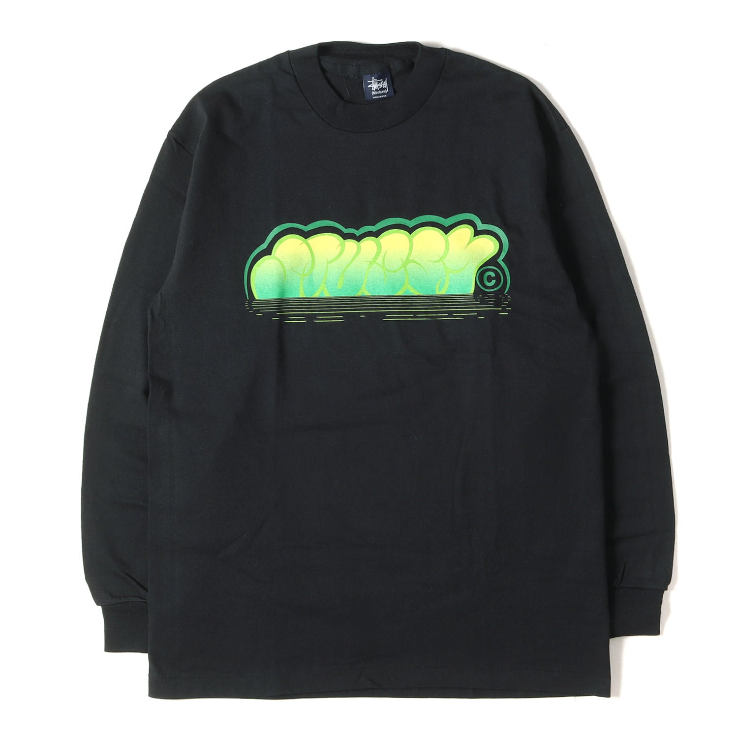 STUSSY (ステューシー) 00s グラフィックロゴ ロングスリーブ Tシャツ 