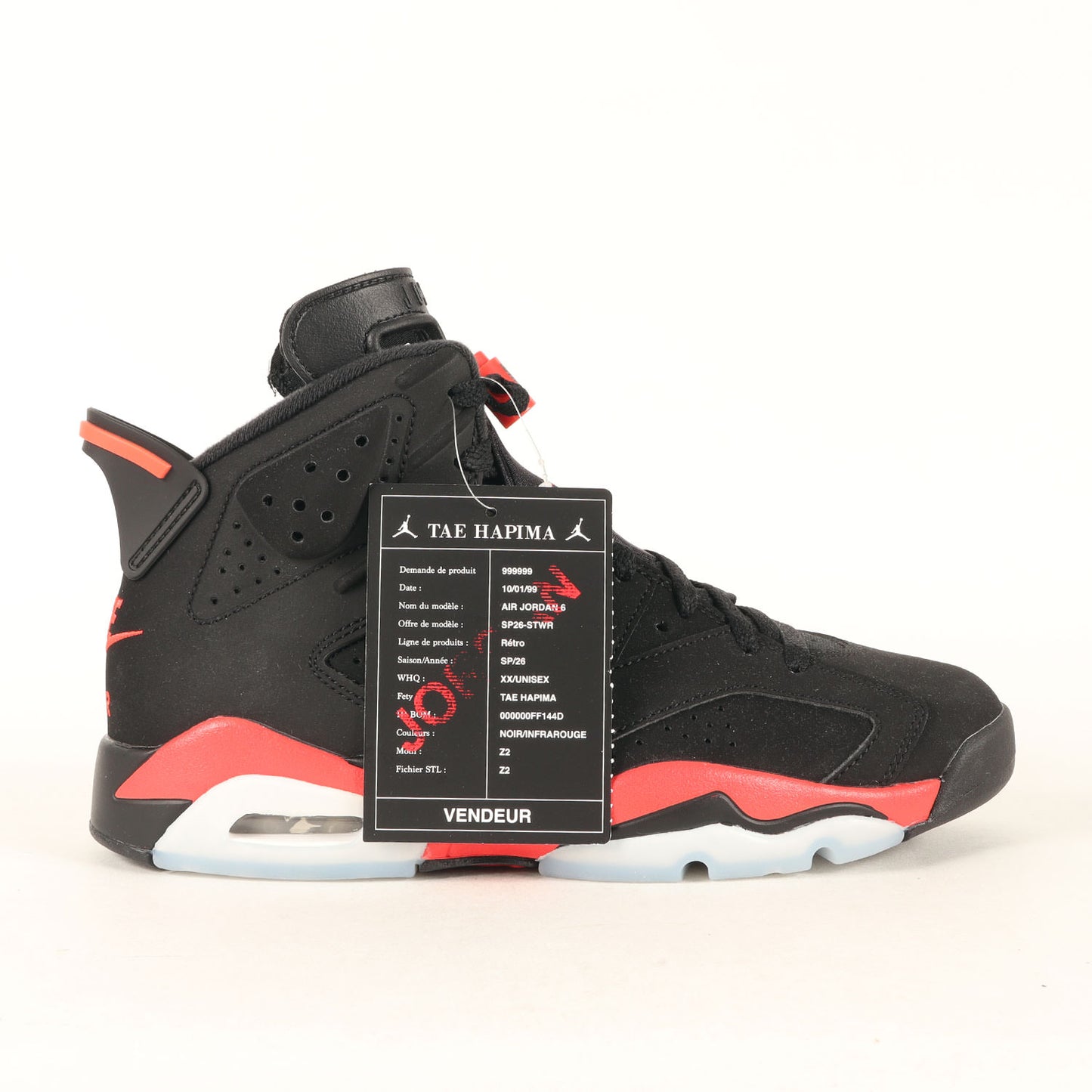 AIR JORDAN 6 RETRO INFRARED SALESMAN (2026年製 / CT8529-001)