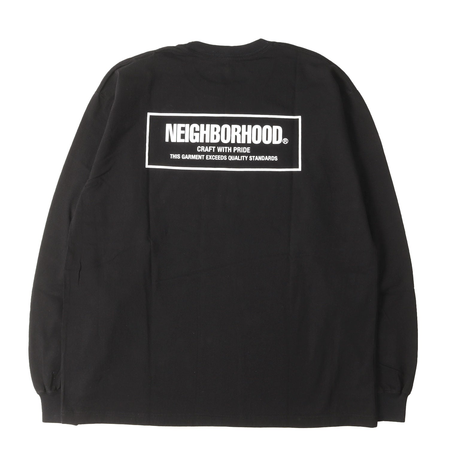 NEIGHBORHOOD (ネイバーフッド) 24AW ブランドロゴ ロングスリーブ T 