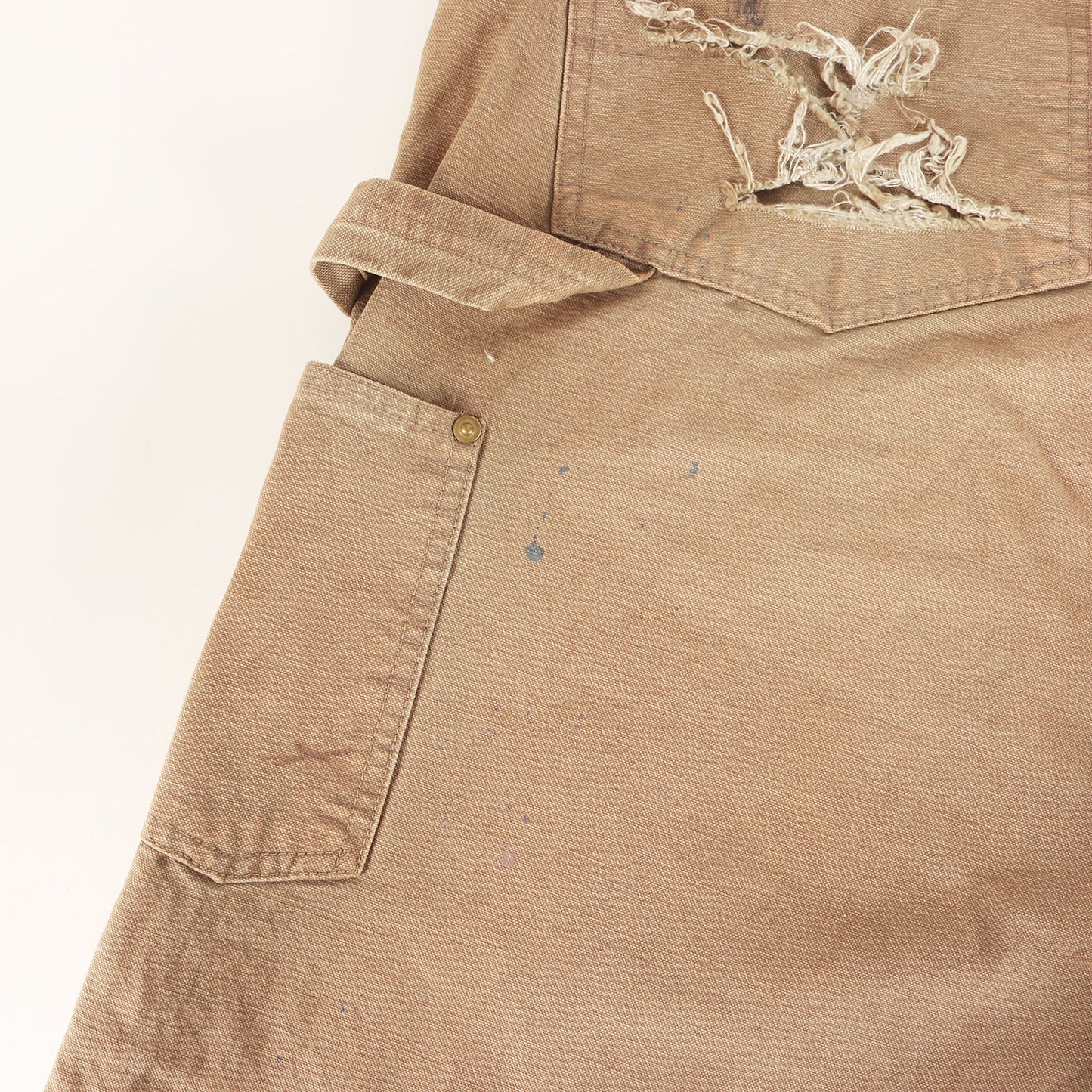 25AW ×BEAMS ヴィンテージ加工 ダブルニー ダック ペインターパンツ(DUCK PAINTER PANTS HARD AGED)