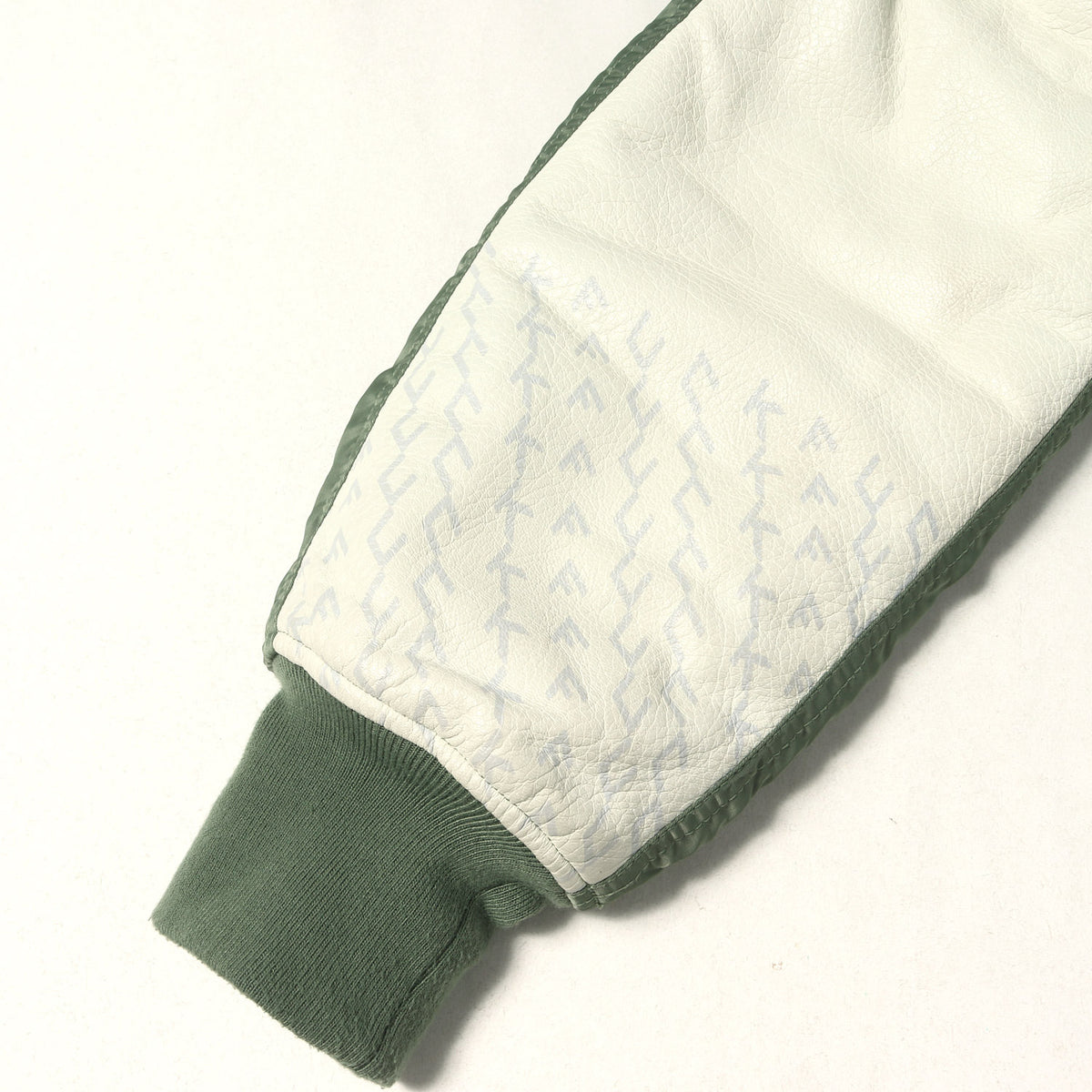 the Shepherd ×fragment design ×ALPHA 袖レザー MA-1 ボンバージャケット