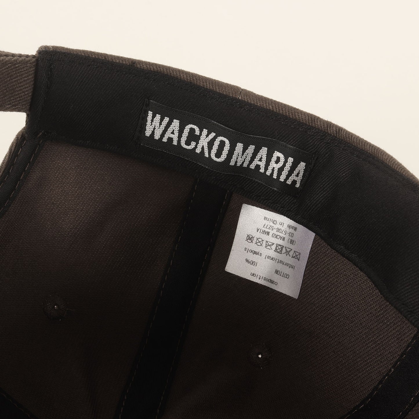 25SS ブランドロゴ刺繍 6パネルキャップ(6PANEL CAP)