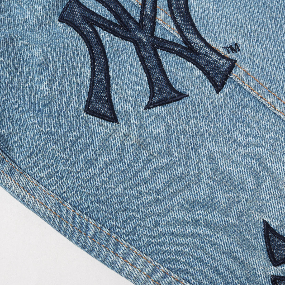 21AW ×MLB New York Yankees NY柄 デニム トラッカージャケット (Denim Trucker Jacket)