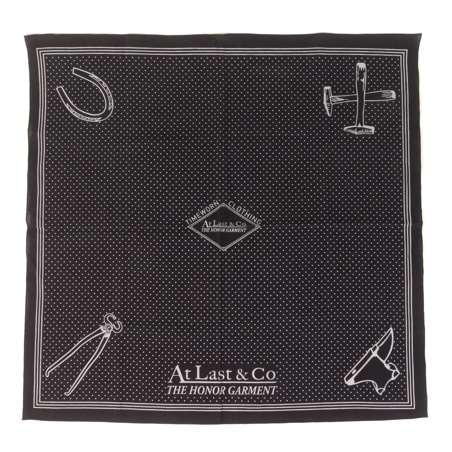 At LAST&CO (アットラスト) ドット バンダナ - ブランド古着の通販
