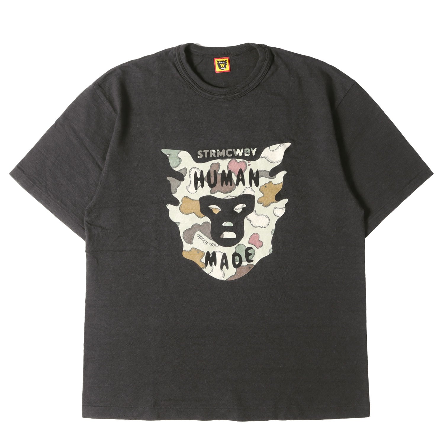 HUMAN MADE (ヒューマンメイド) 24SS ×KAWS グラフィックロゴ Tシャツ 