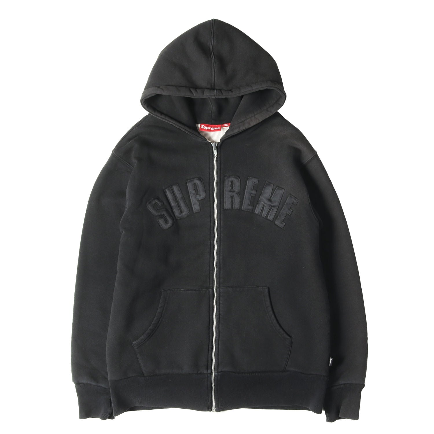 Supreme (シュプリーム) 00s 紙タグ アーチロゴ サーマル ジップ 