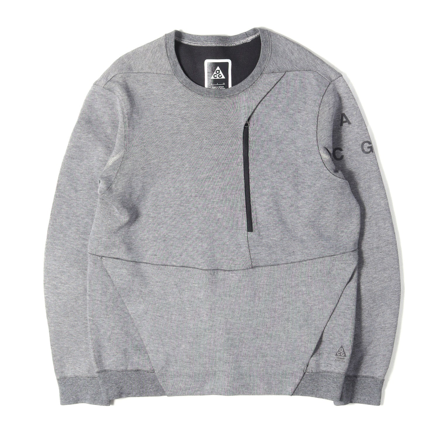 NIKE (ナイキ) ACRONYM ACG テックフリース クルーネック スウェット 