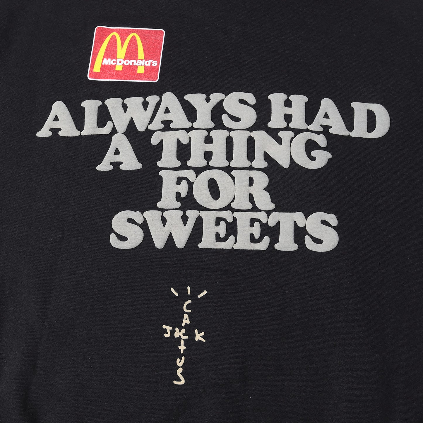 ×McDonald's Cactus Jack 発泡プリント スウェットパーカー