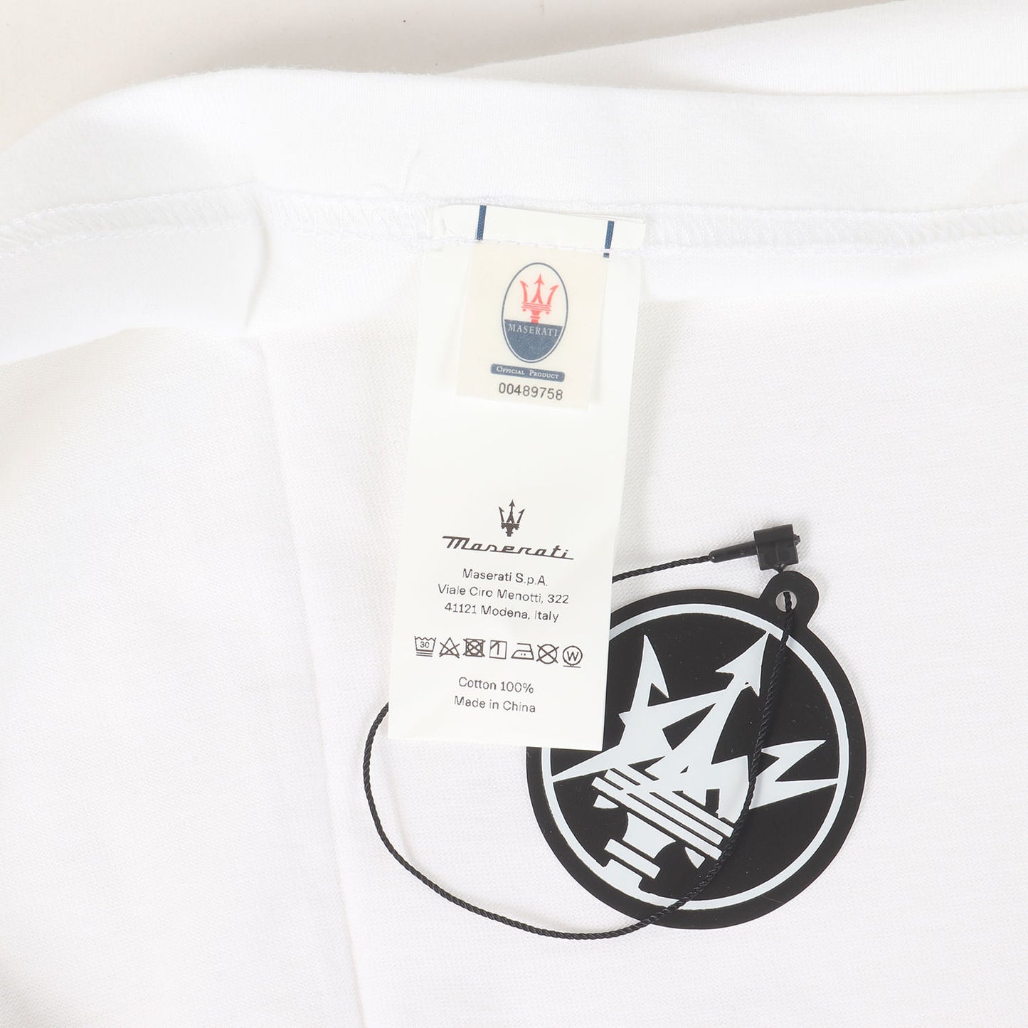 21SS ×Maserati ロゴプリント Tシャツ