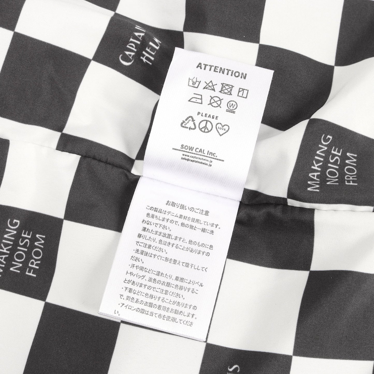 25SS 裏地チェッカー デニム コーチジャケット(38 LOGO DENIM COACH JKT)