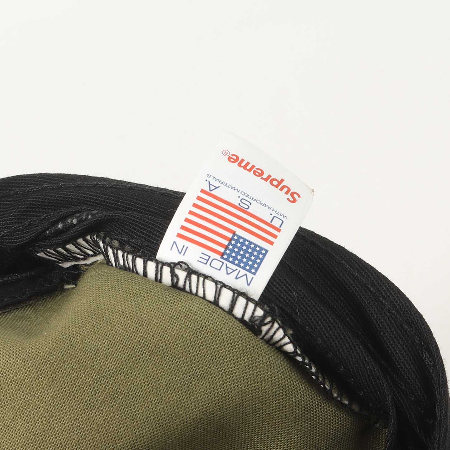 25SS レイヤードカモ BOXロゴ キャンプキャップ(Layered Camo Camp Cap)
