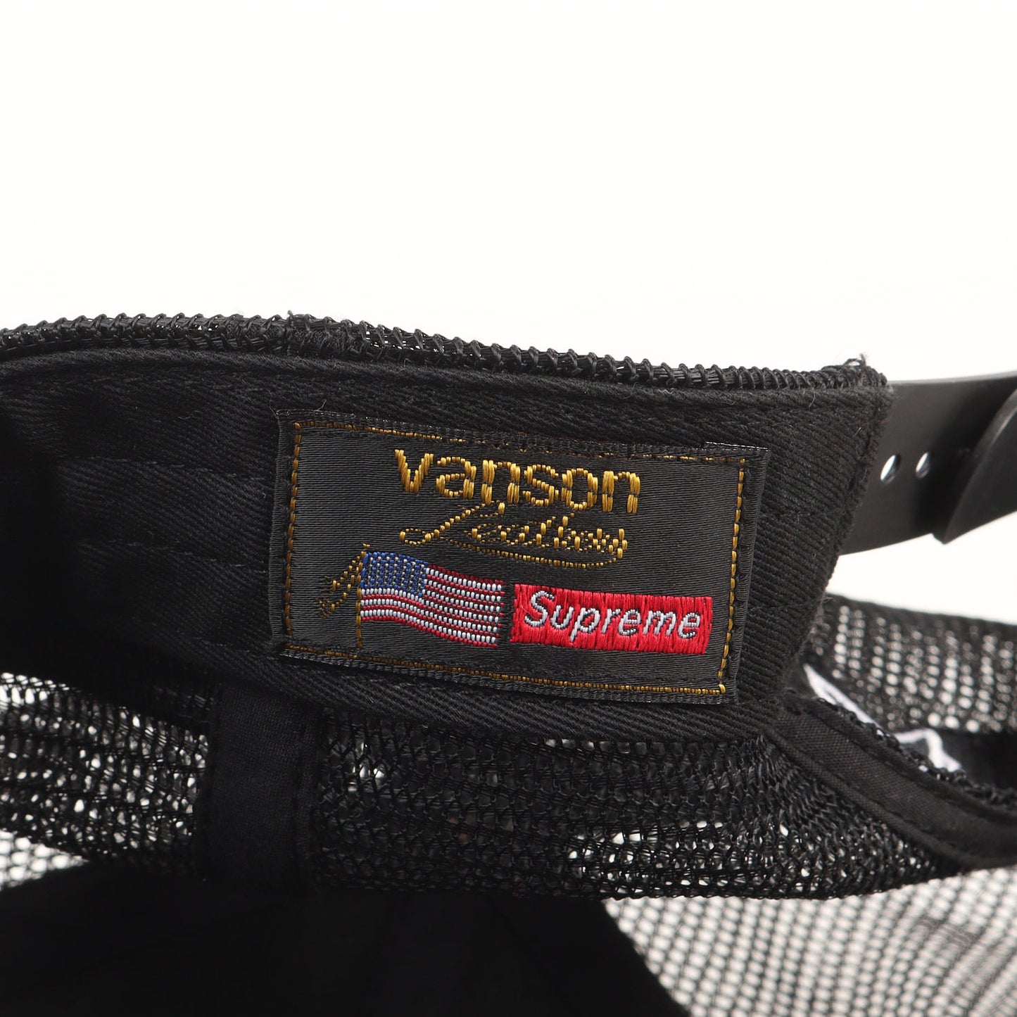 25AW ×VANSON レザー メッシュキャップ(Leathers Mesh Back 6-Panel)