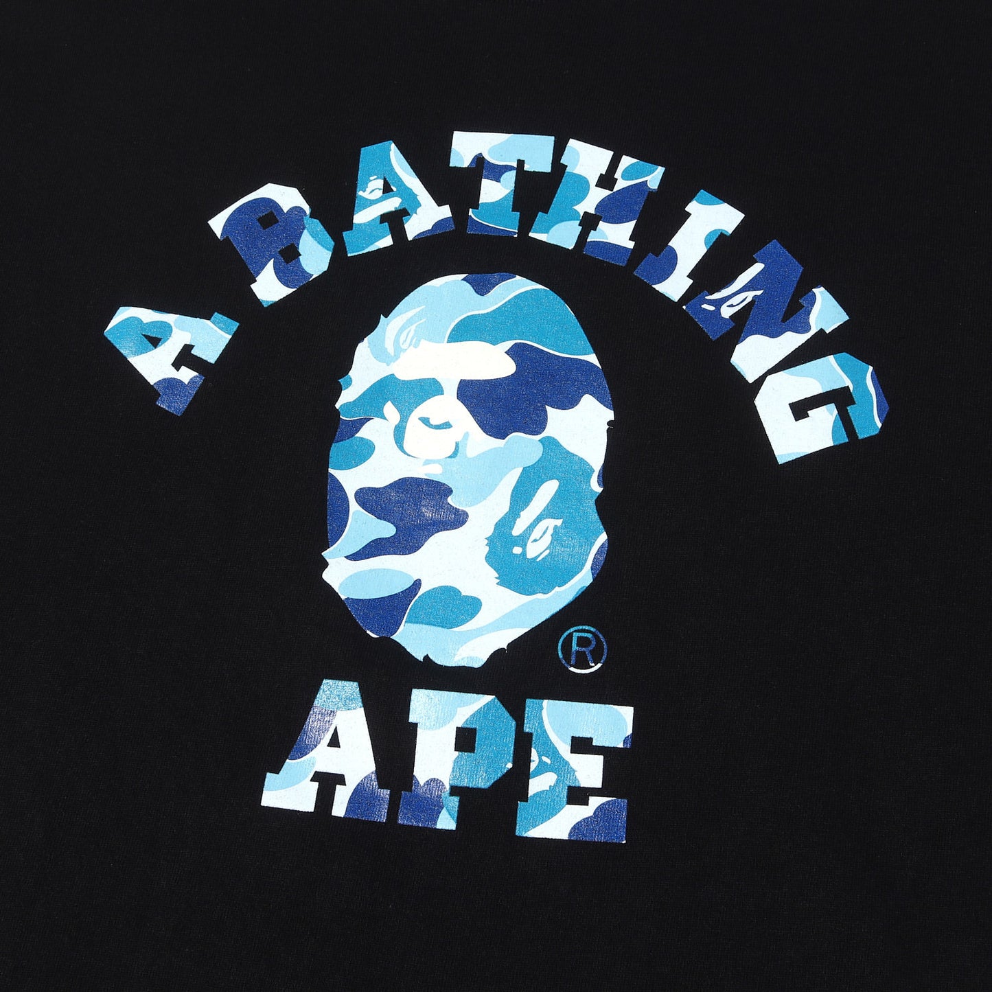00s ABCカモ 猿顔 カレッジロゴ Tシャツ