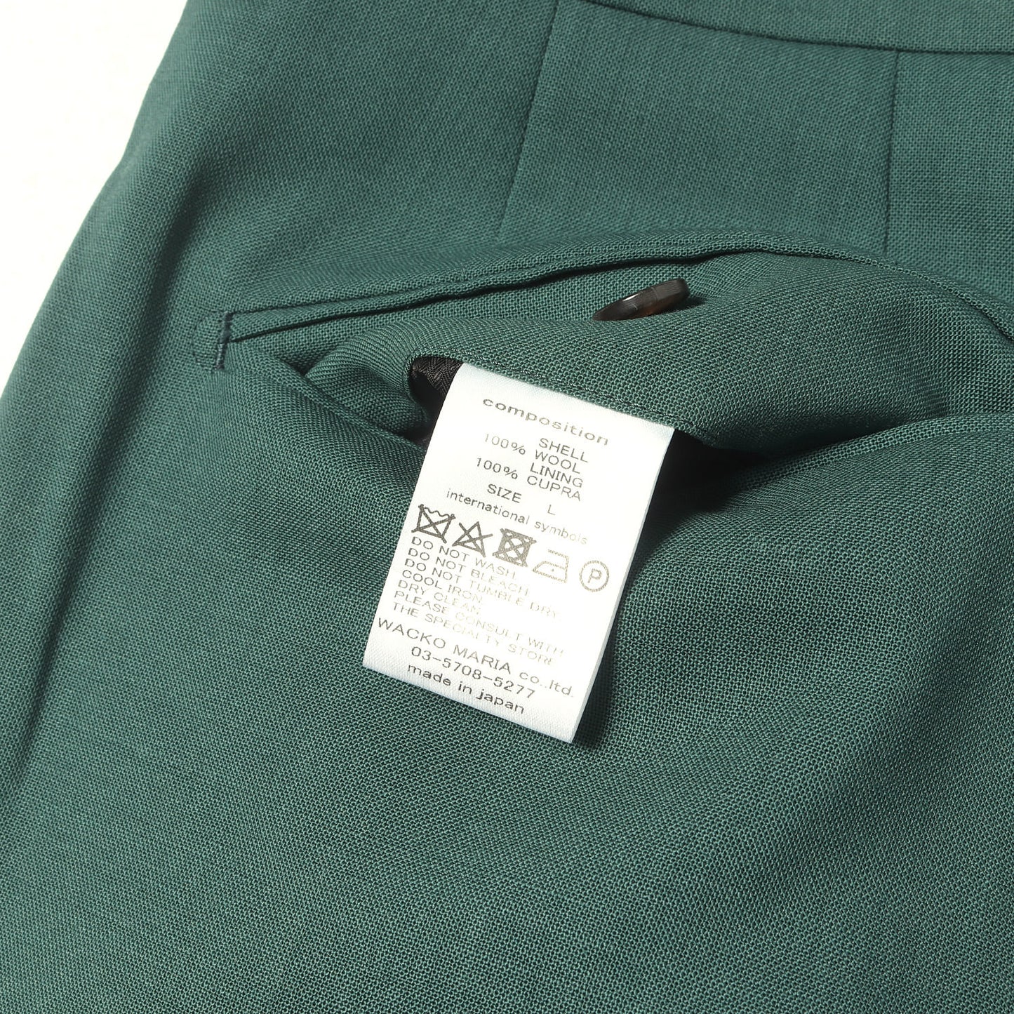 ×DORMEUIL プリーツ ウール スラックスパンツ(PLEATED TROUSERS)
