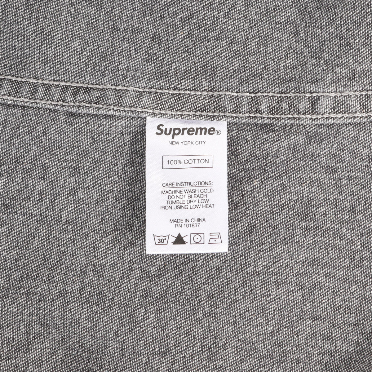 20AW クラシックロゴ ボタンダウン デニムシャツ(Classic Logo Denim Shirt)