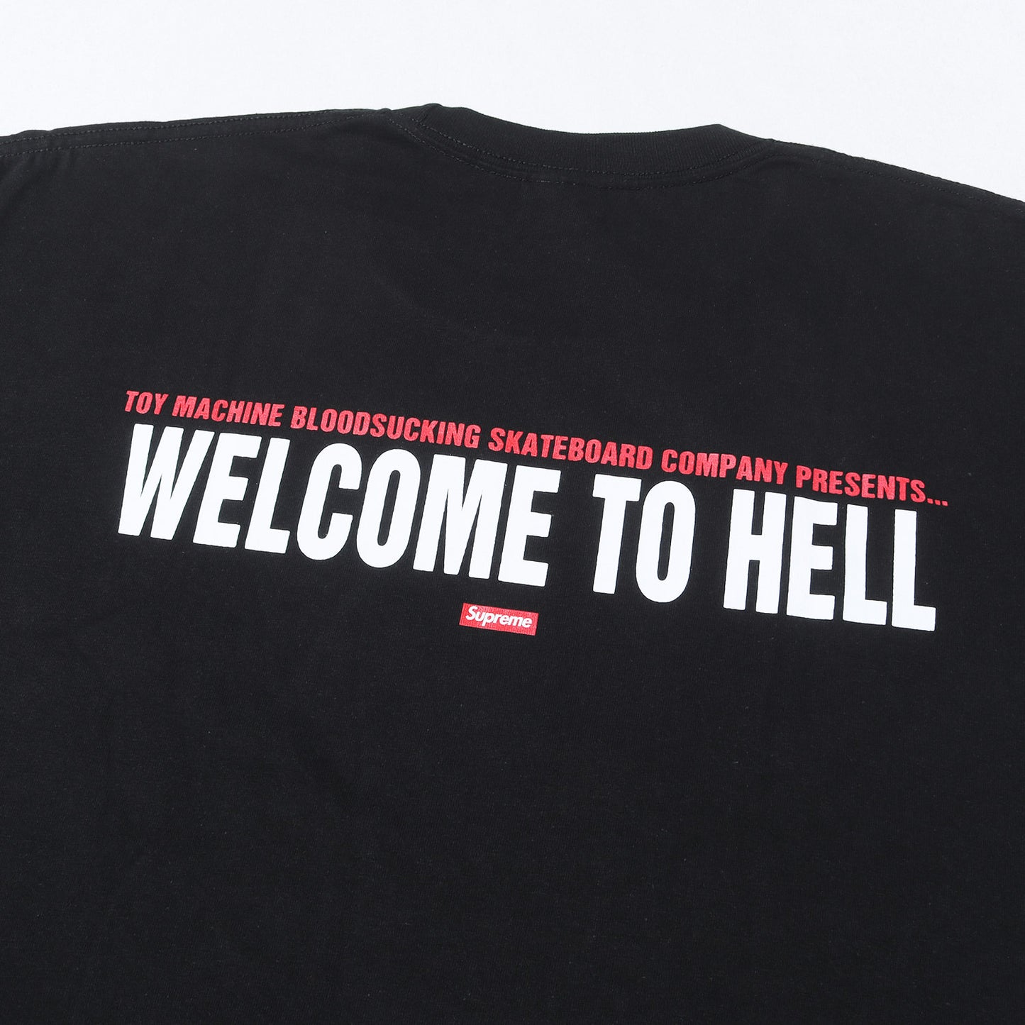 24SS ×Toy Machine スケーターフォト Tシャツ(Welcome To Hell Tee)