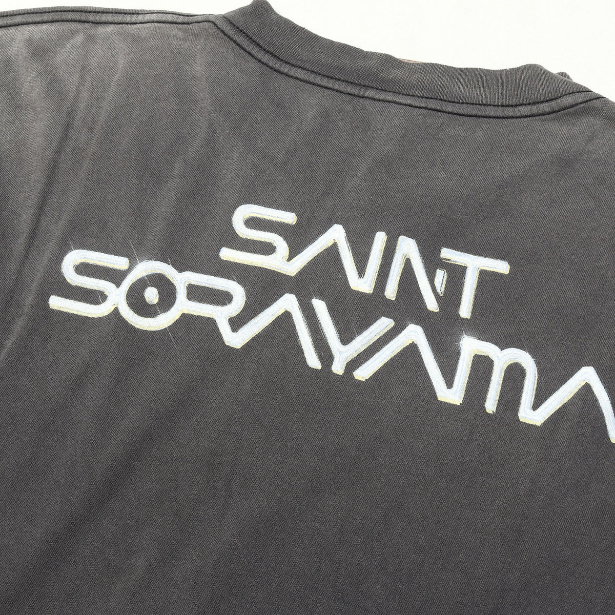 25AW ×空山基 ヴィンテージ加工 Tシャツ(SRYM_SS TEE / MASK)