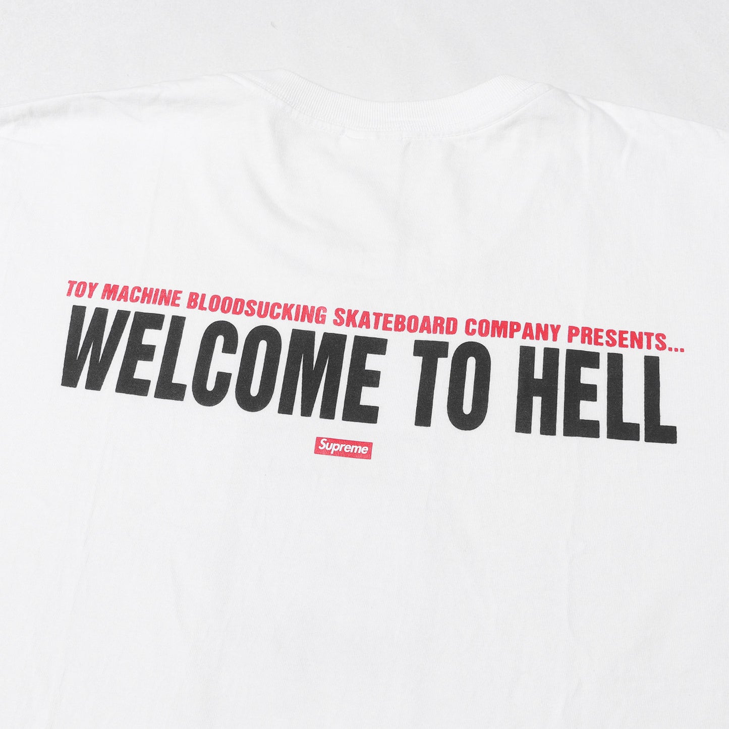 24SS ×Toy Machine スケーターフォト Tシャツ(Welcome To Hell Tee)