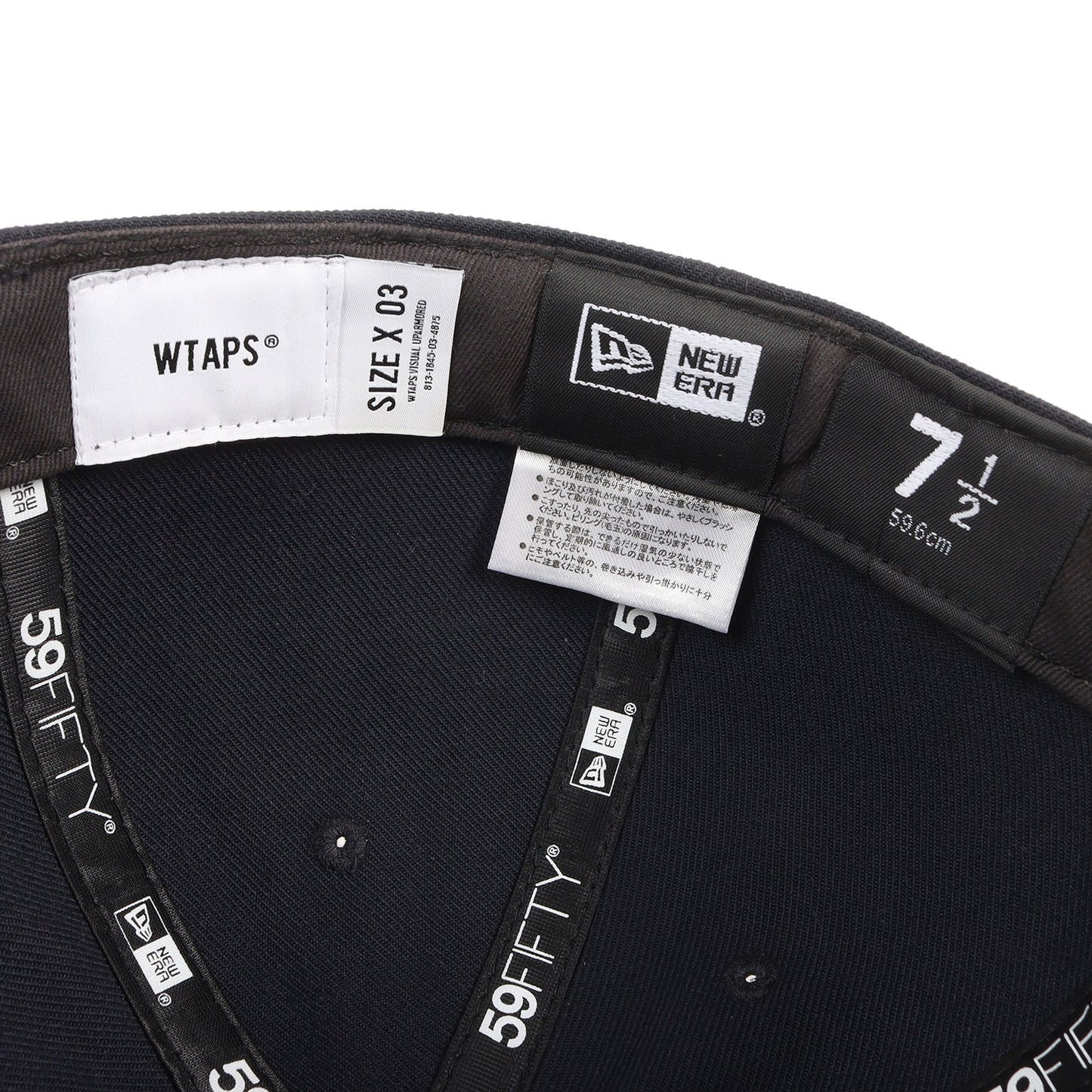 22AW ×NEW ERA WTロゴ刺繍 ベースボールキャップ(59FIFTY LOW PROFILE / CAP / POLY. TWILL)