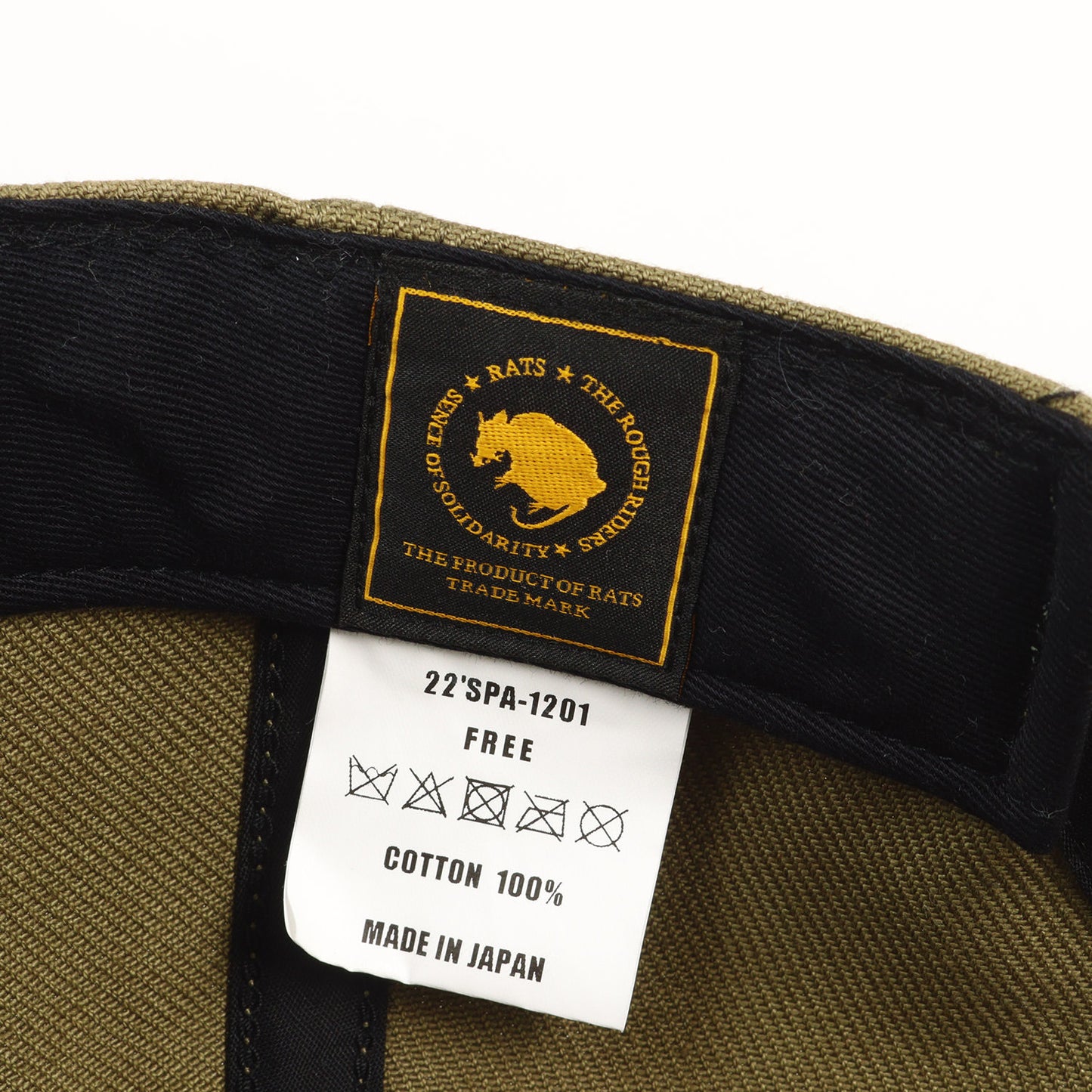 22SS WAY OF LIFEロゴ 6パネルキャップ(EMBROIDERY CAP)