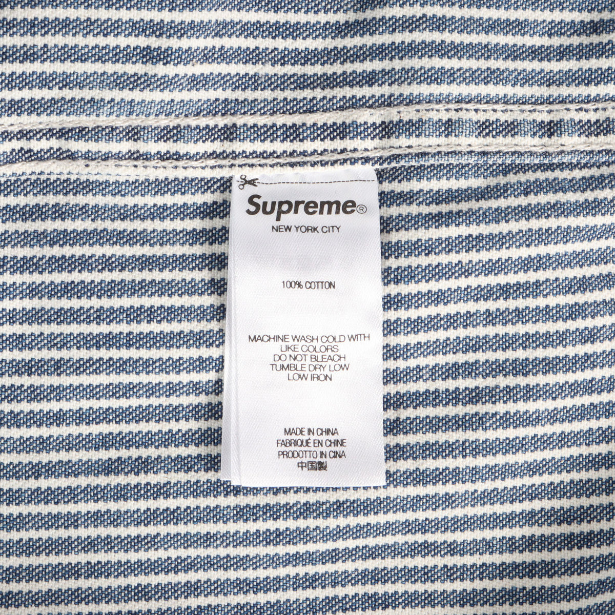 25SS ヒッコリー ルーズフィット ペインター デニム 半袖シャツ(Loose Fit S/S Denim Painter Shirt)