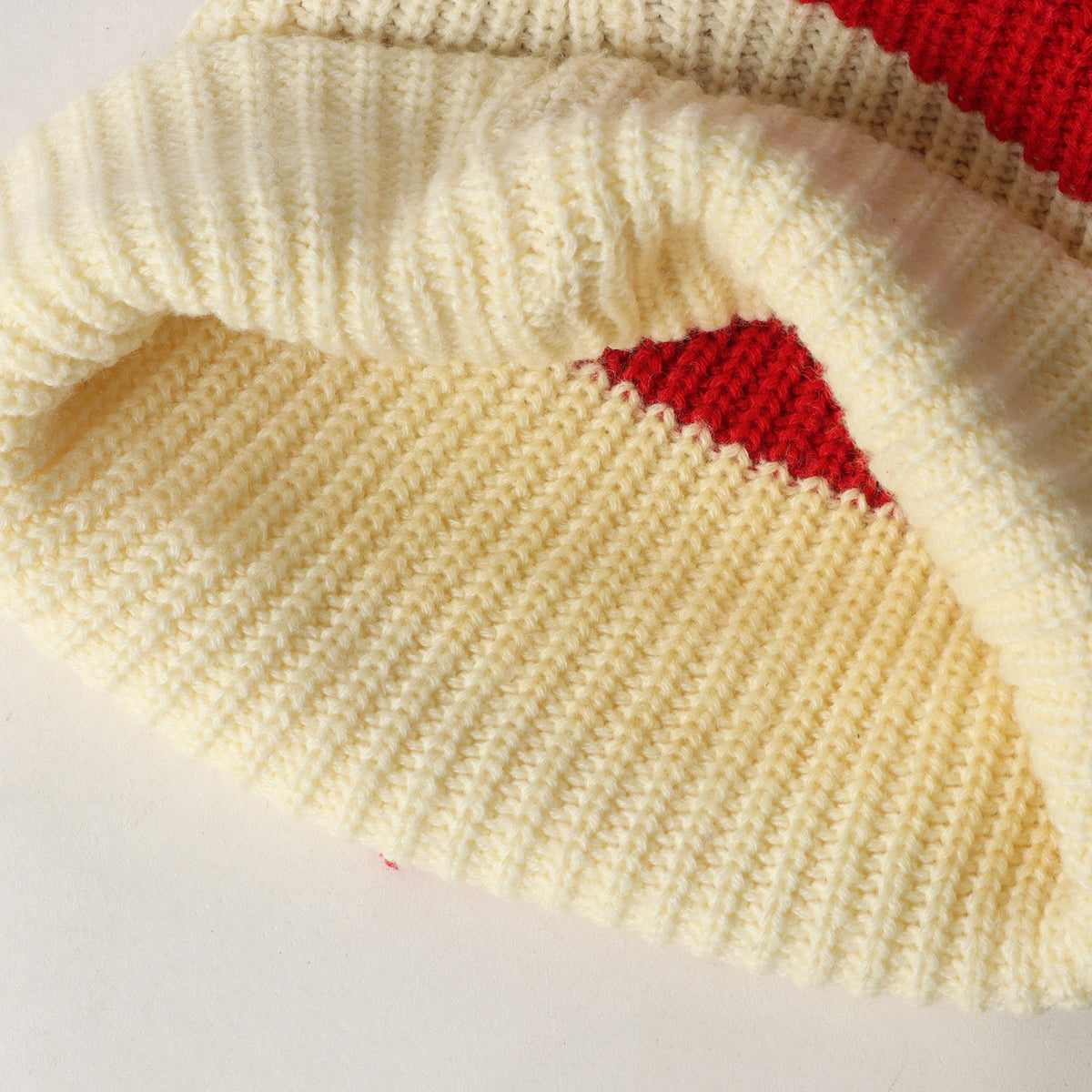 00s ワッペンロゴ ポンポン ニットキャップ / ビーニー(T-KNIT CAP)