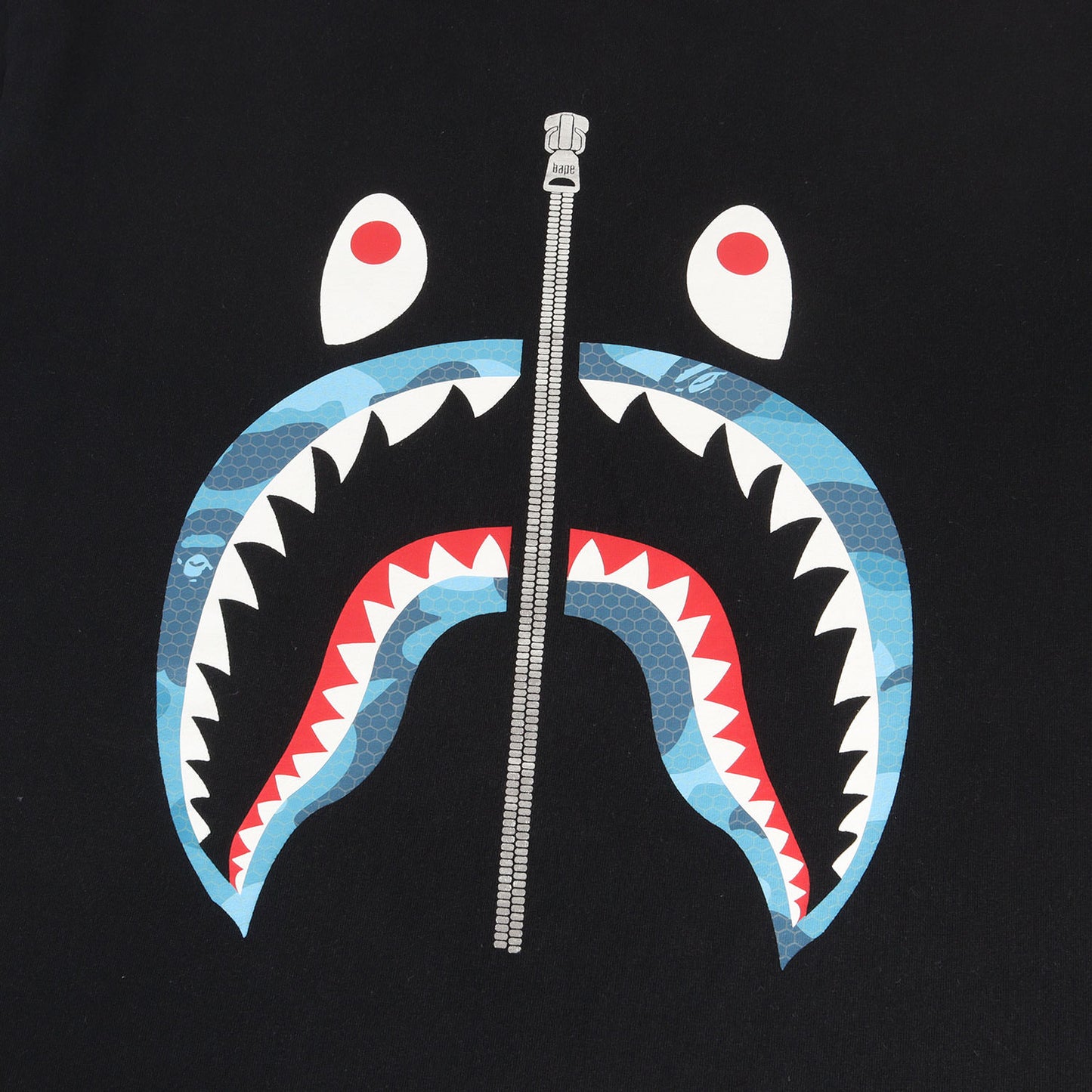 ハニーコンボカモ シャーク プリント Tシャツ(HONEYCOMB CAMO SHARK TEE)