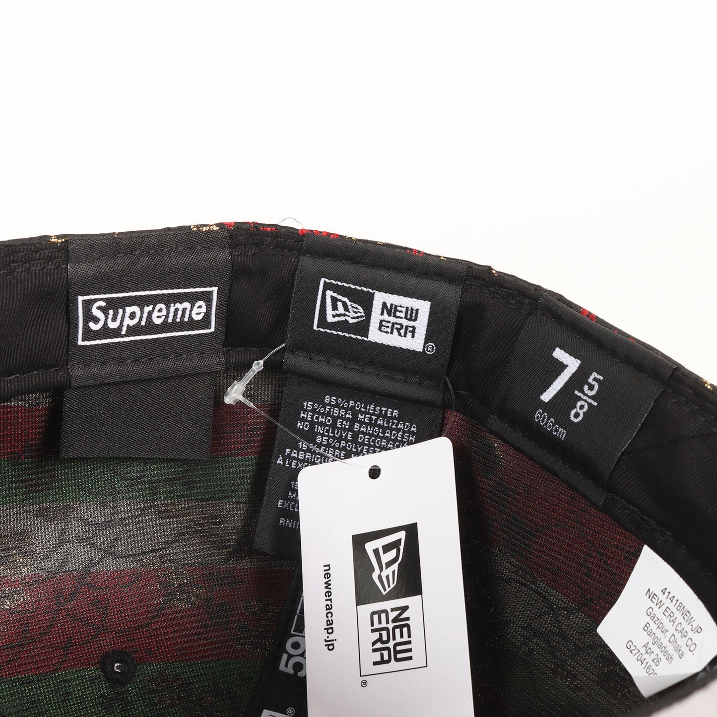 26SS ×NEW ERA フローラル ジャガード柄 ベースボールキャップ(Floral Jacquard New Era)