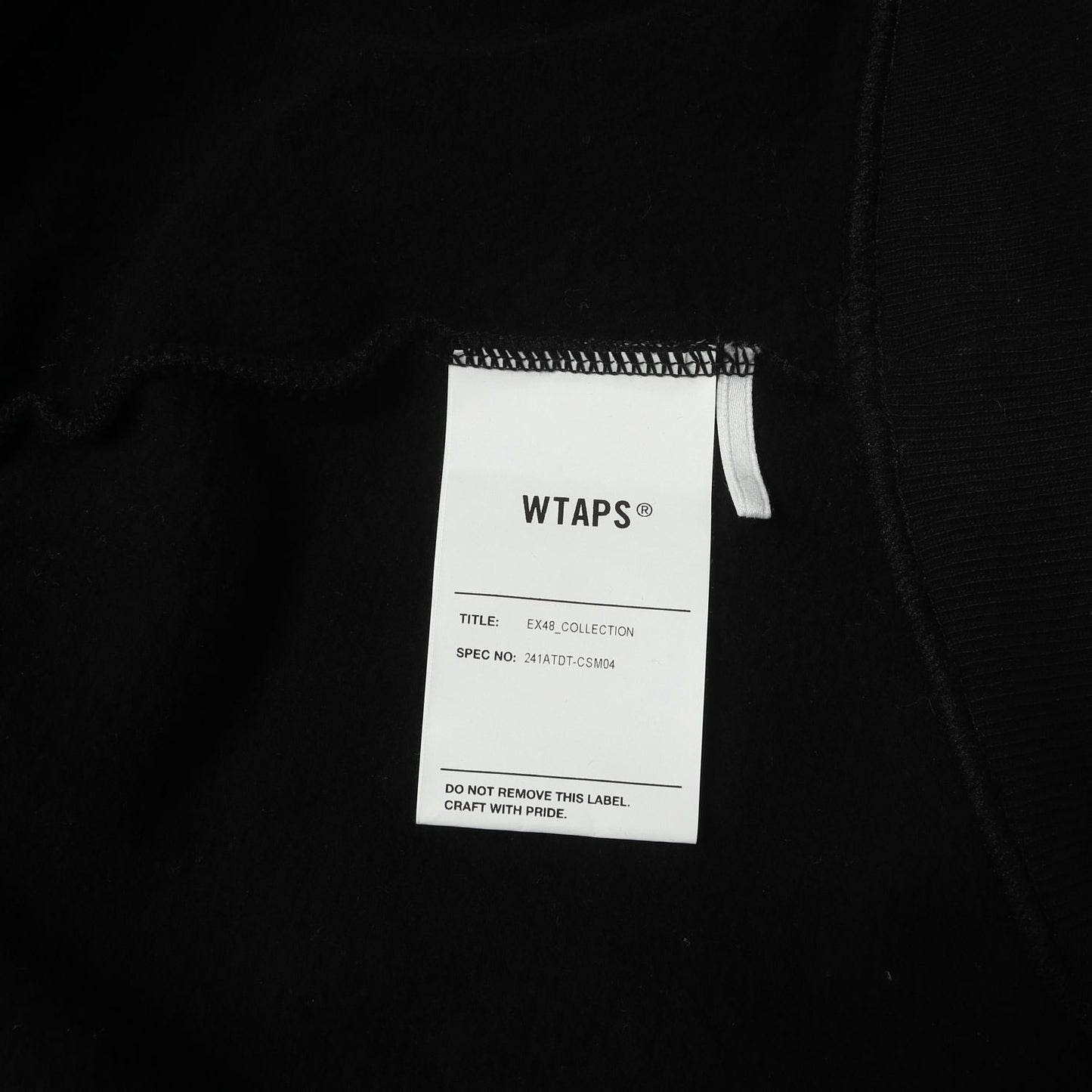24SS アップリケロゴ スウェットパーカー(ACADEMY / HOODY / COTTON. COLLEGE)