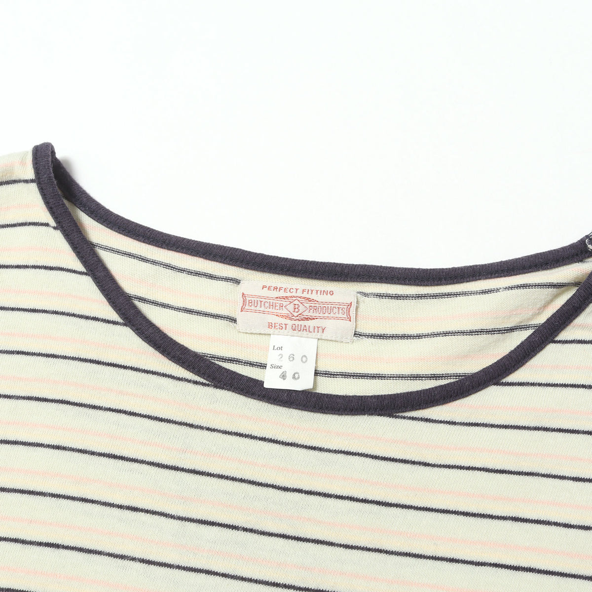 BUTCHER PRODUCTS Lot.260 ボーダー クルーネック Tシャツ