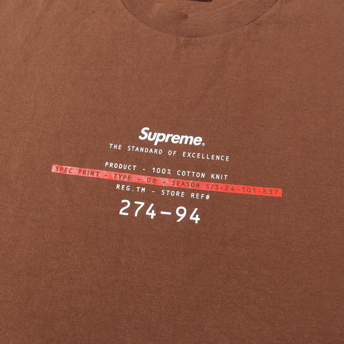 24SS スタンダード クルーネック Tシャツ(Sandard Tee)
