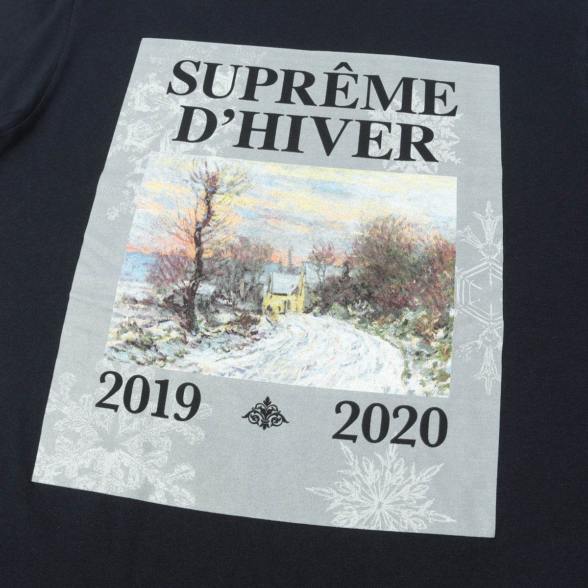 絵画グラフィック Tシャツ(D'Hiver Tee)